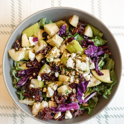 spring cabbage and kale salad